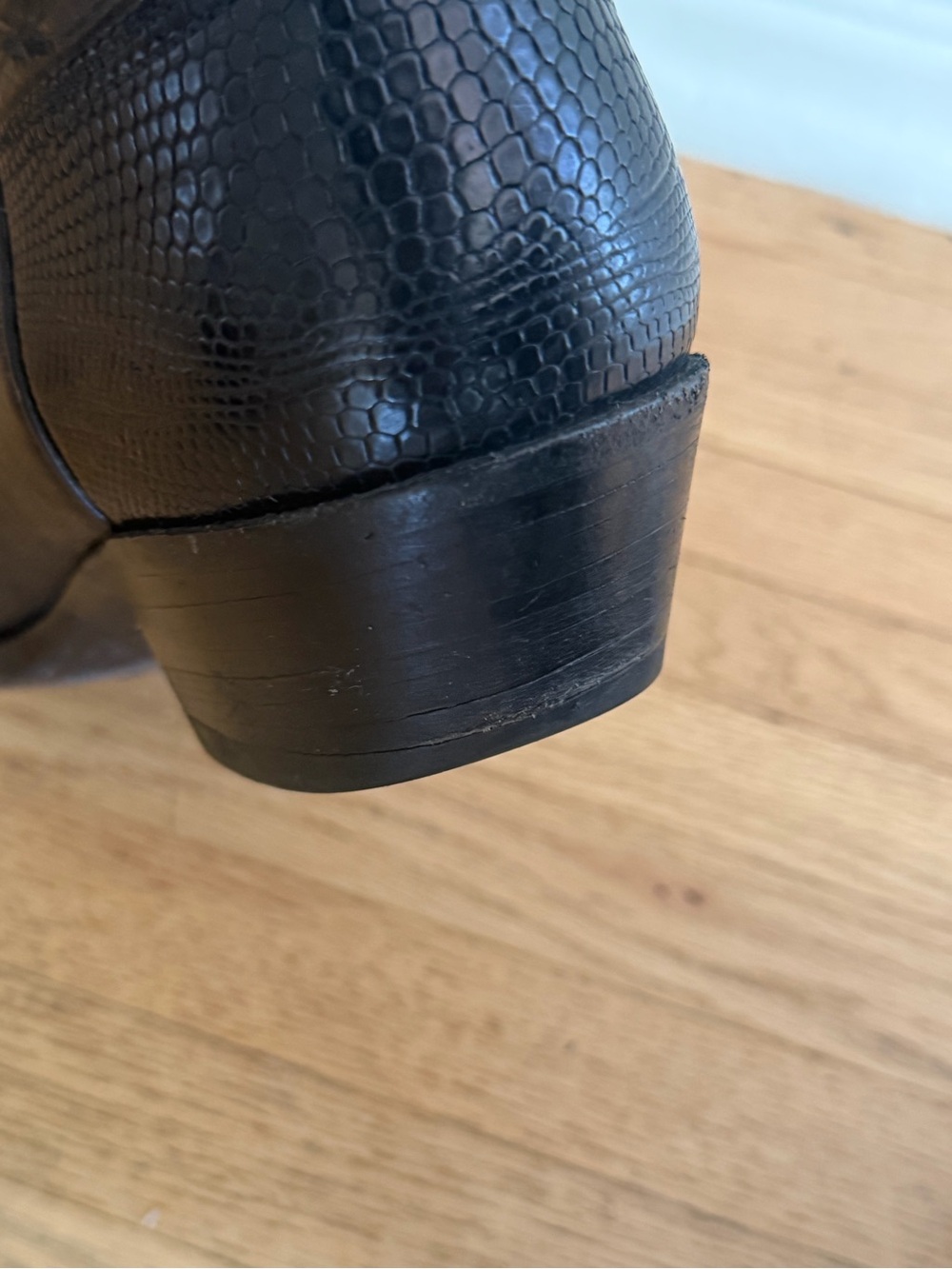 Lucchese Leather Women's Lizard Cowboy Boots - Picture 11 of 15